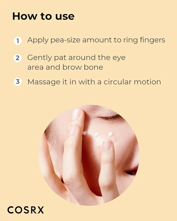 COSRX Advanced Snail Peptide Eye Cream.