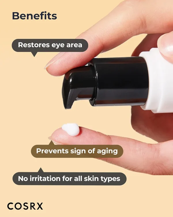 COSRX Advanced Snail Peptide Eye Cream.