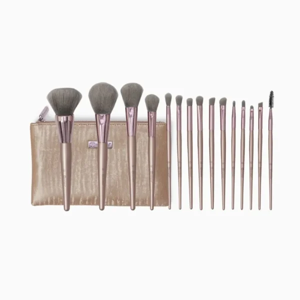 BH Cosmetics Lavish Elegance 15 Piece Brush Set with a bag