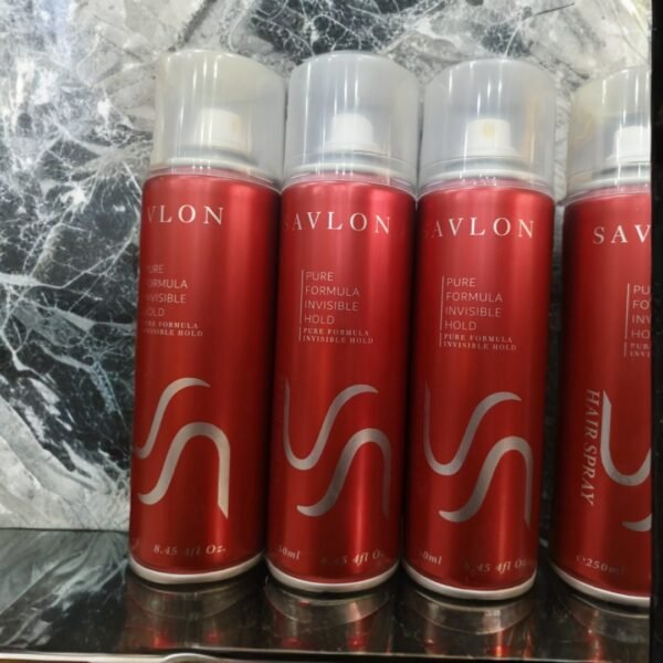 Savlon Pure Formula Invisible Hold hairspray.