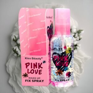Kiss Beauty Pink Love Make Up Fix Spray