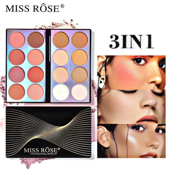 Miss Rose 16 Color Face Palette