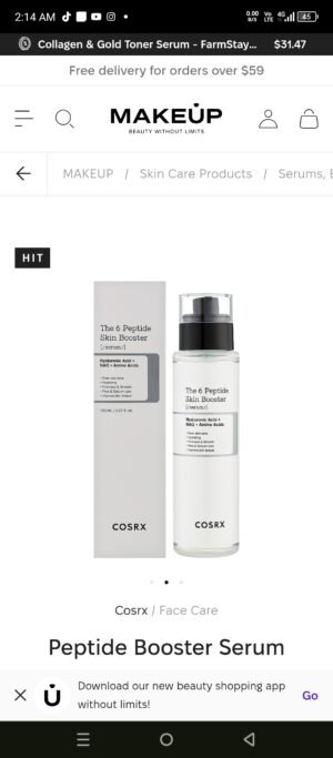 COSRX The 6 Peptide Skin Booster Serum