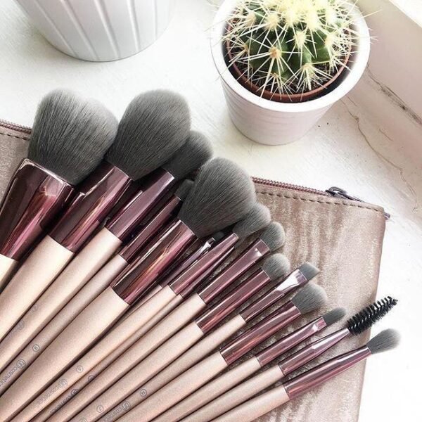 BH Cosmetics Lavish Elegance 15 Piece Brush Set with a bag