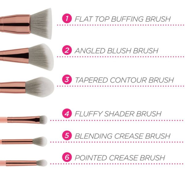 BH Cosmetics Lavish Elegance 15 Piece Brush Set with a bag