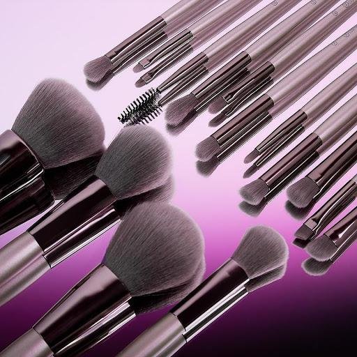 BH Cosmetics Lavish Elegance 15 Piece Brush Set with a bag