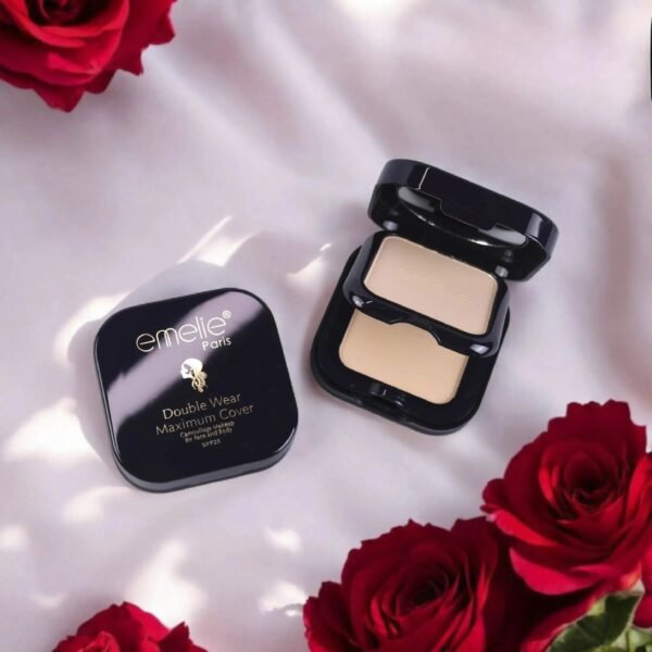 Emelie 2 in 1 Matte Pressed Powder
