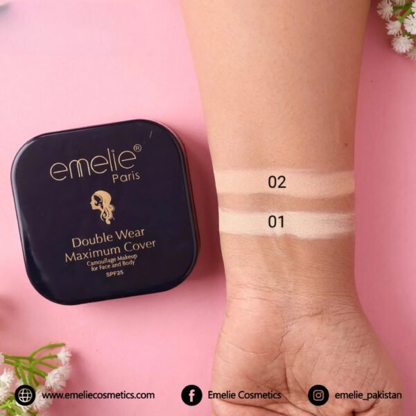 Emelie 2 in 1 Matte Pressed Powder