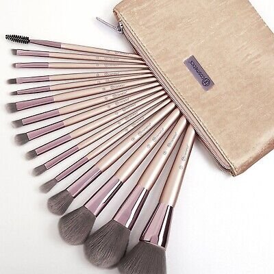 BH Cosmetics Lavish Elegance 15 Piece Brush Set with a bag