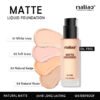 Maliao Matte Liquid Foundation Oil-Free - Effortless Perfection for a Shine-Free Finish