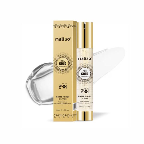 MALIAO 24K Gold Gel Matte Finish Oil-Free Primer - Flawless Base for Lasting Beauty
