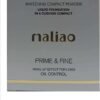 Maliao Whitening Compact Powder | Prime & Fine Makeup Effect | Long-Lasting Oil Control | Smooth Finish | Lightweight Formula | Ideal for All Skin Types