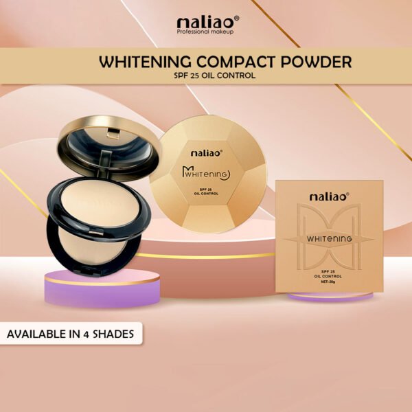 Maliao Whitening Oil-Free Long-Lasting Compact Powder - Flawless Matte Finish