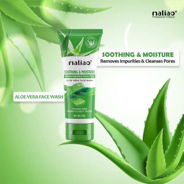 Maliao Soothing Aloe Vera Face Wash - Removes Impurities & Cleanses Pores