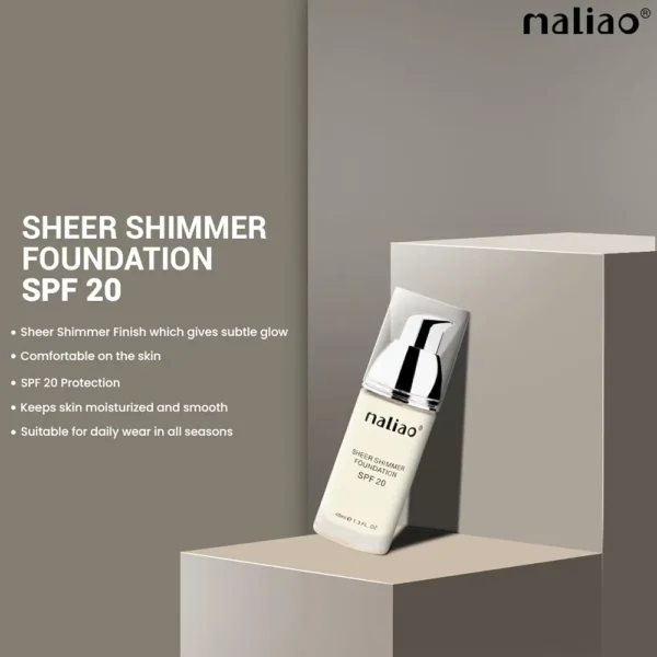 Maliao Sheer Shimmer Foundation SPF 20.