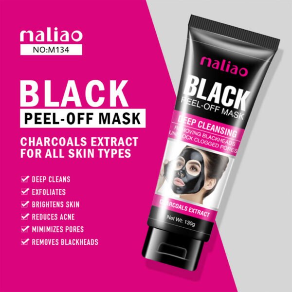 Maliao Black Peel-Off Mask - Reveal Your Inner Glow