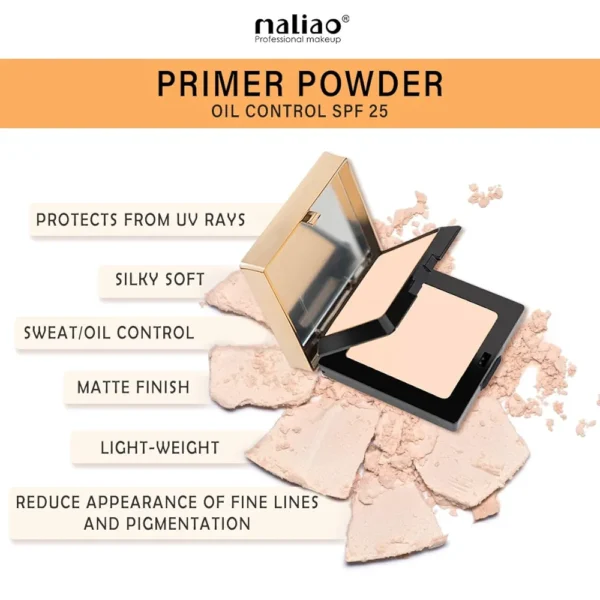 Maliao Oil Control Primer Powder Compact SPF 25