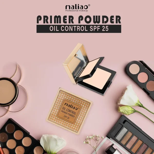 Maliao Oil Control Primer Powder Compact SPF 25