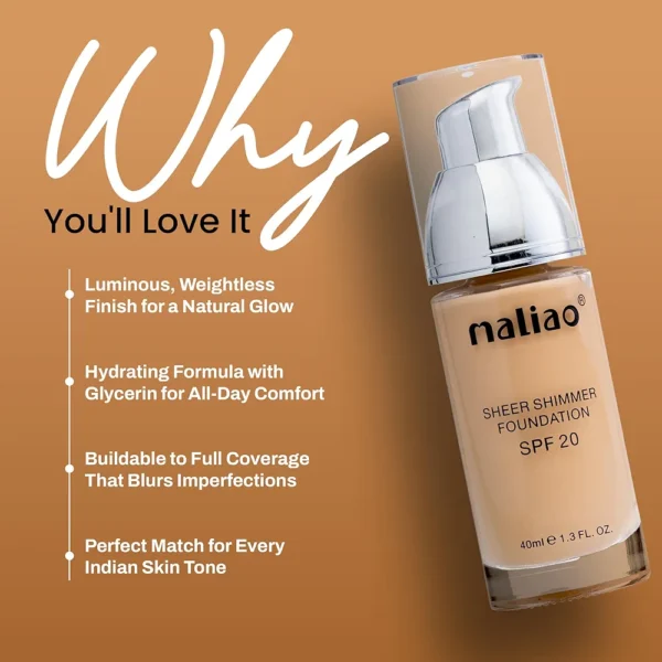Maliao Sheer Shimmer Foundation SPF 20.
