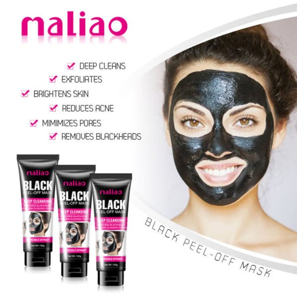 Maliao Black Peel-Off Mask - Reveal Your Inner Glow