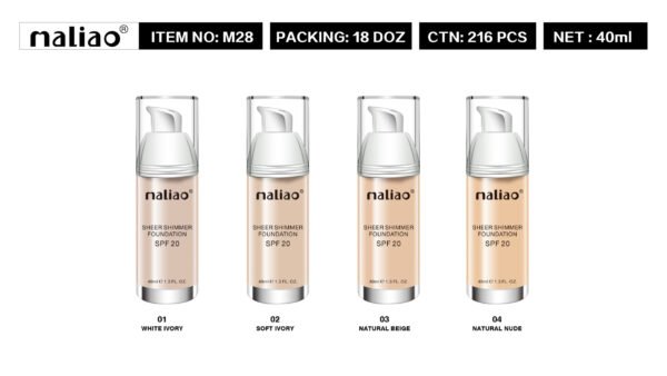 Maliao Sheer Shimmer Foundation SPF 20.
