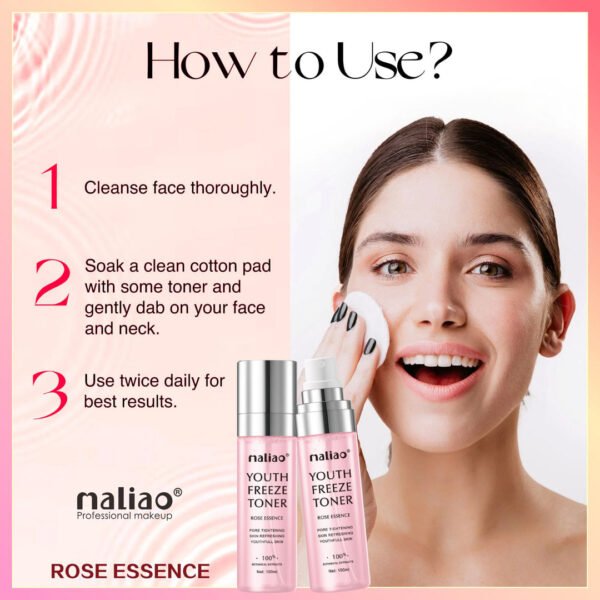 Maliao Youth Freeze Toner with Rose Essence - Refreshing Hydration for Youthful Skin