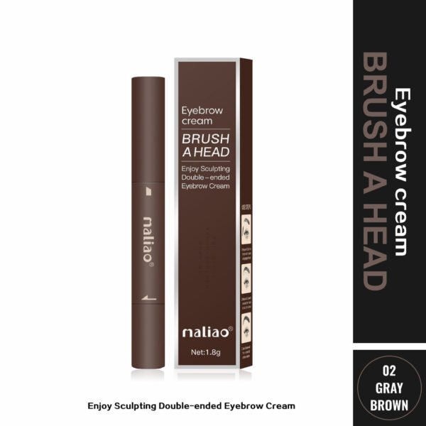 Maliao Double-Ended Eyebrow Cream Brush