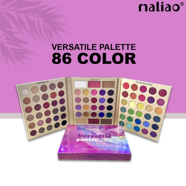 Maliao Versatile Eyeshadow Palette - 86 Intensely Pigmented Colors for Endless Looks