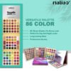 Maliao Versatile Eyeshadow Palette - 86 Intensely Pigmented Colors for Endless Looks