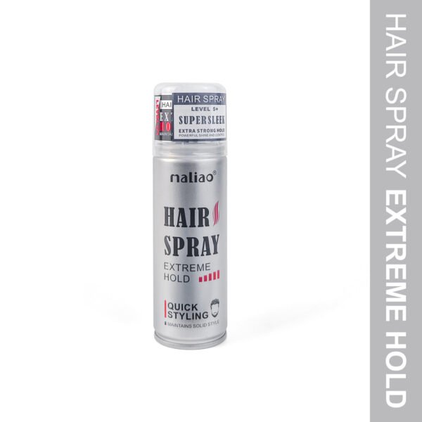 Maliao Extreme Hold Hairspray Level 5 – Long-Lasting Hair Fixative, Strong Hold for All-Day Style, Non-Greasy Formula