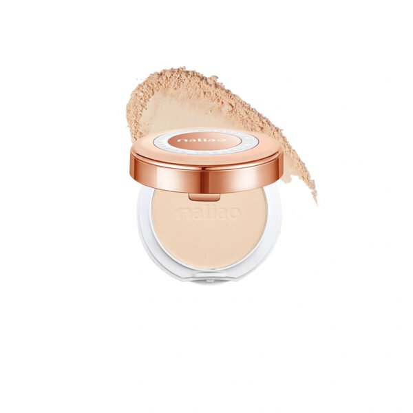 Maliao Silky Smooth Oil Control Compact Powder - 2-in-1 Formula for Perfect Coverage & All-Day Radiance
