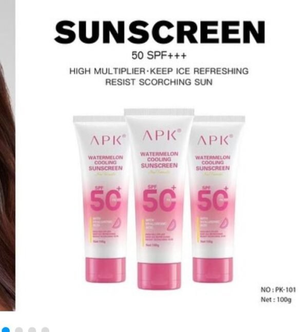 APK Watermelon Cooling Sunscreen SPF 50+ | Hydrating & UV Protection