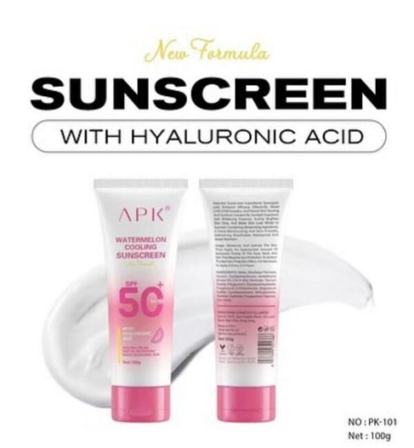 APK Watermelon Cooling Sunscreen SPF 50+ | Hydrating & UV Protection