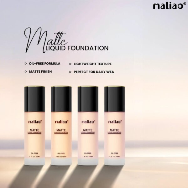 Maliao Matte Liquid Foundation Oil-Free - Effortless Perfection for a Shine-Free Finish