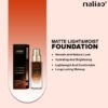 Maliao Aqua Moisture Matte Light & Moist Foundation - Hydrating Matte Finish
