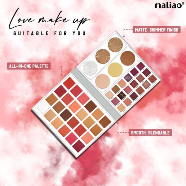 Maliao Love Makeup Palette – Versatile and Vibrant Eyeshadow Collection