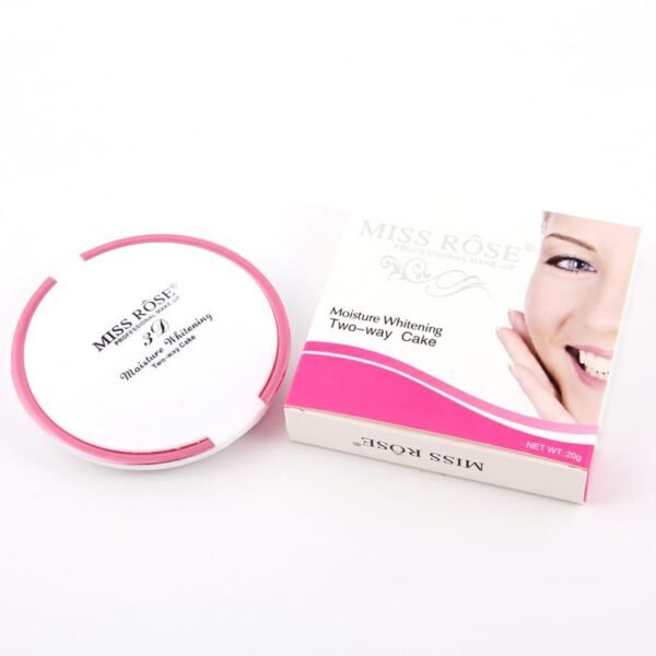 MISS ROSE 3D Contour Moisture Whiteing Two-way Pressed Powder Cake