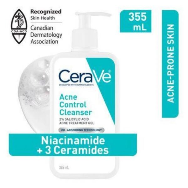 15 CeraVe Acne Foaming Cream Cleanser – 4% Benzoyl Peroxide | Deep Pore Cleanser for Oily Acne-Prone Skin
