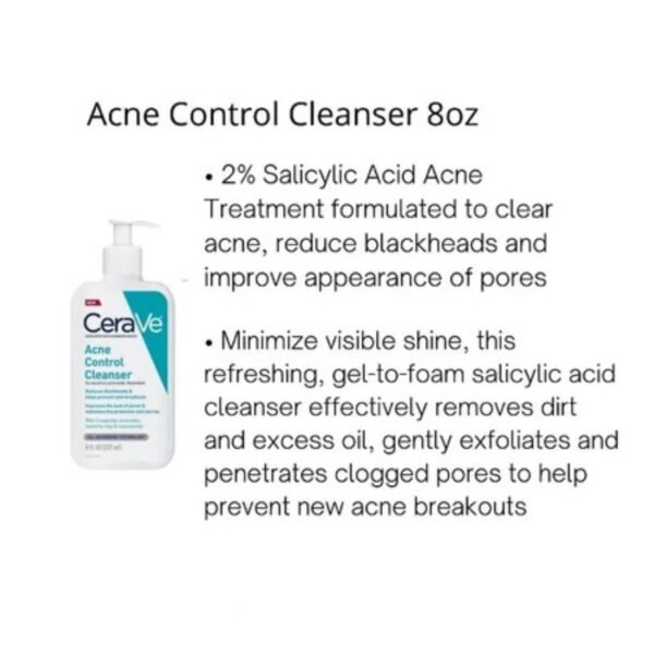 17 CeraVe Acne Foaming Cream Cleanser – 4% Benzoyl Peroxide | Deep Pore Cleanser for Oily Acne-Prone Skin