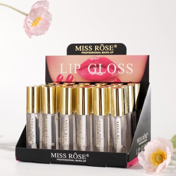 Miss Rose Transparent Lip Gloss – Hydrating & Glossy Finish