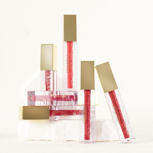 Miss Rose Golden Gleam Beauty Lip Gloss
