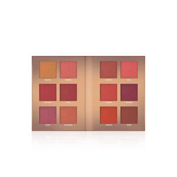 Maliao Blusher Contour Palette - Lightweight, Soft-Textured Powder