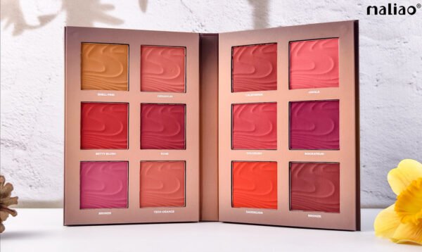 Maliao Blusher Contour Palette - Lightweight, Soft-Textured Powder