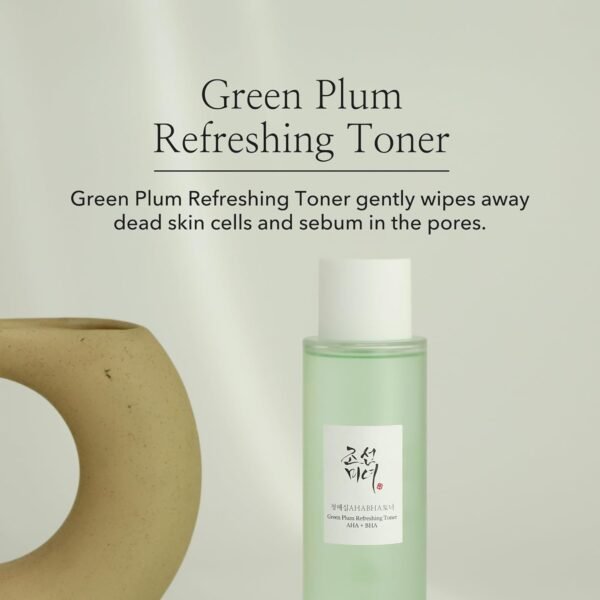 Beauty of Joseon Green Plum AHA BHA Toner – Daily Mild Exfoliating Korean Essence for All Skin Types