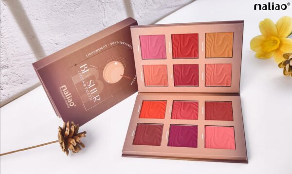 Maliao Blusher Contour Palette - Lightweight, Soft-Textured Powder