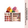 Maliao 44-Color Shadow Palette - Highlighter, Contour, Blusher, Eyebrow, and Eyeshadow