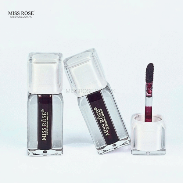Miss Rose Crystal No Transfer 2in1 Lipstick Tint & Liquid Blusher 6pcs Set