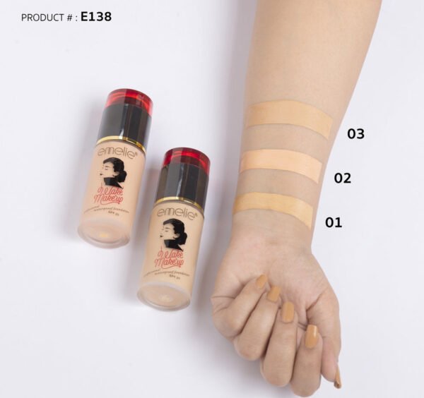 Emelie Wake Make & Up Professional Waterproof Foundation – Long Lasting Matte Finish