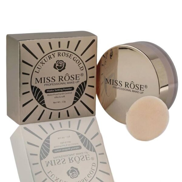 Miss Rose Luxury Rose Gold Matte Setting Powder