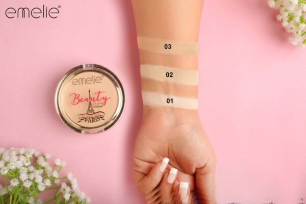 Emelie Beauty Pressed Powder | Flawless Matte Finish for All-Day Wear